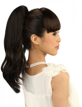 Wigs2you 馬尾 日本正品 中長 大波浪 自然卷 時尚 夾式馬尾 甜美可愛型WS-5017-SB